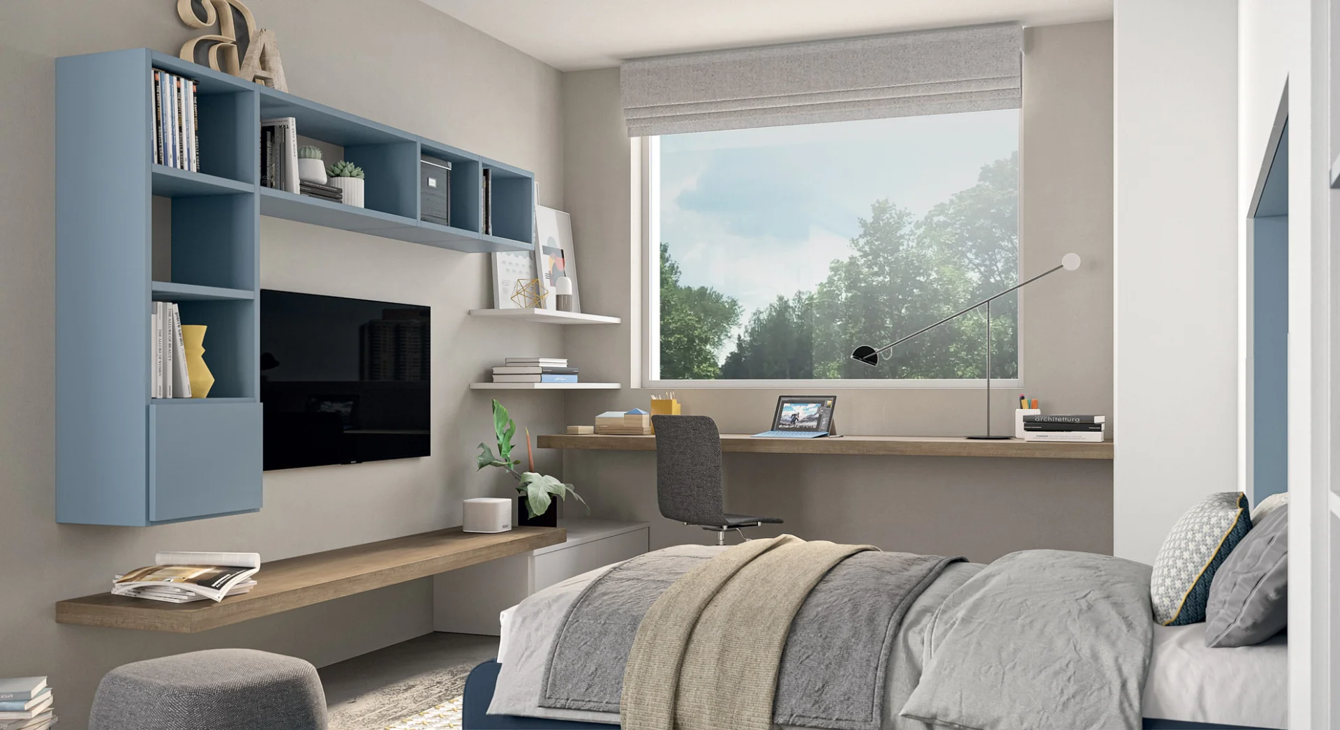 FAER AMBIENTI - BEDROOM - A multifunctional space that becomes expression
of...