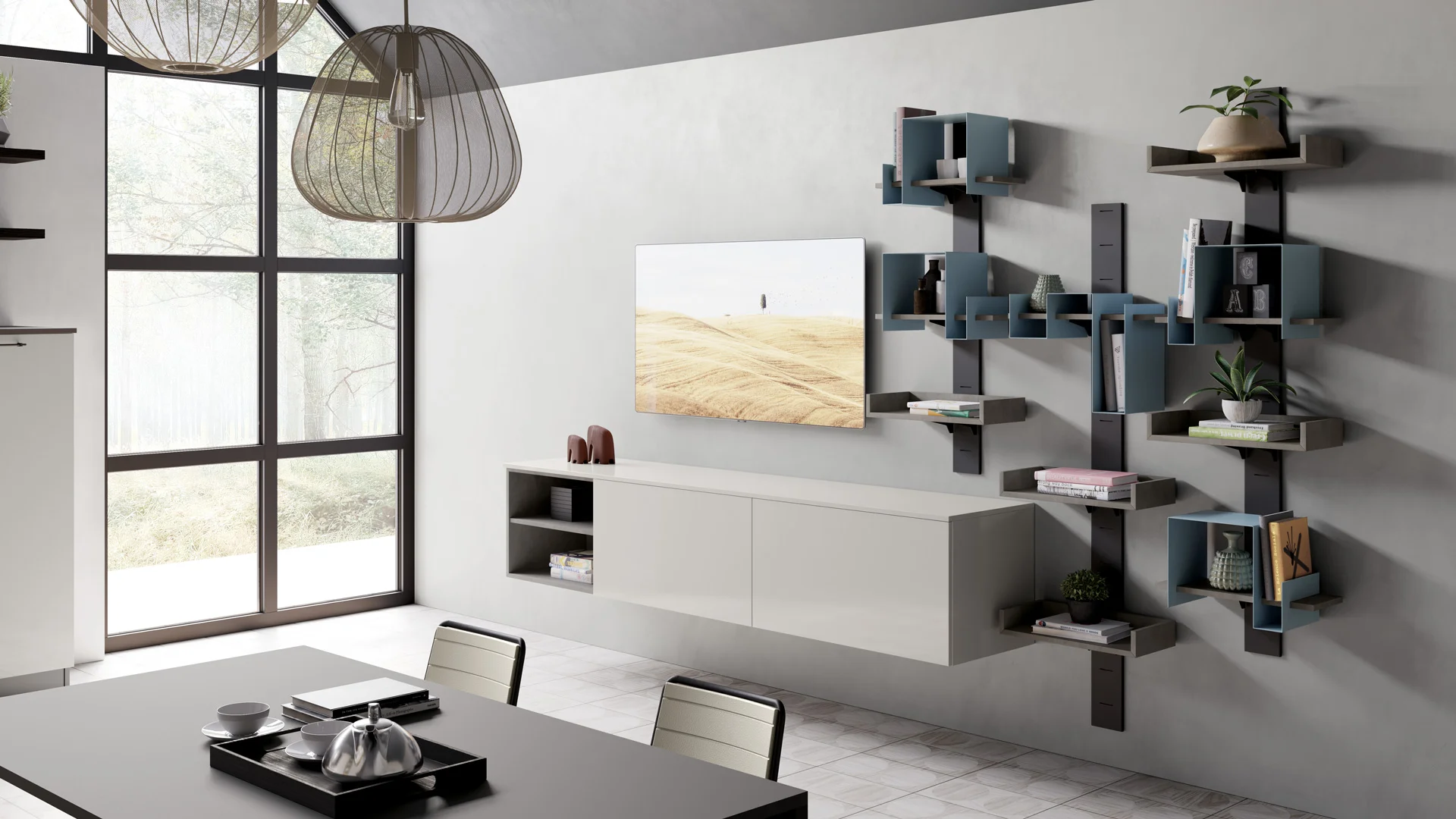 CREO - Living Room  - living room spaces can be interpreted with flexibi...