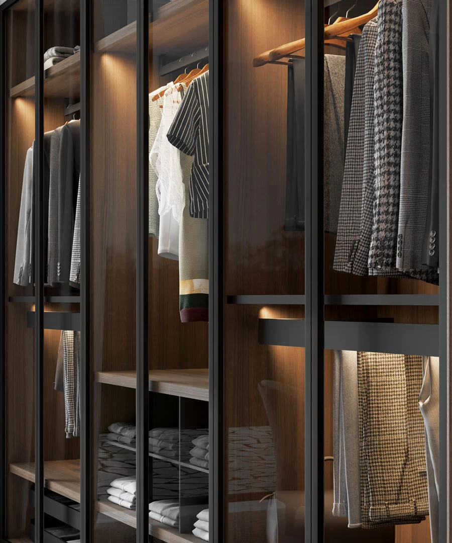 Faer Ambienti - walk in wardrobe - Atelier Notte is a complete collection marked
by a...