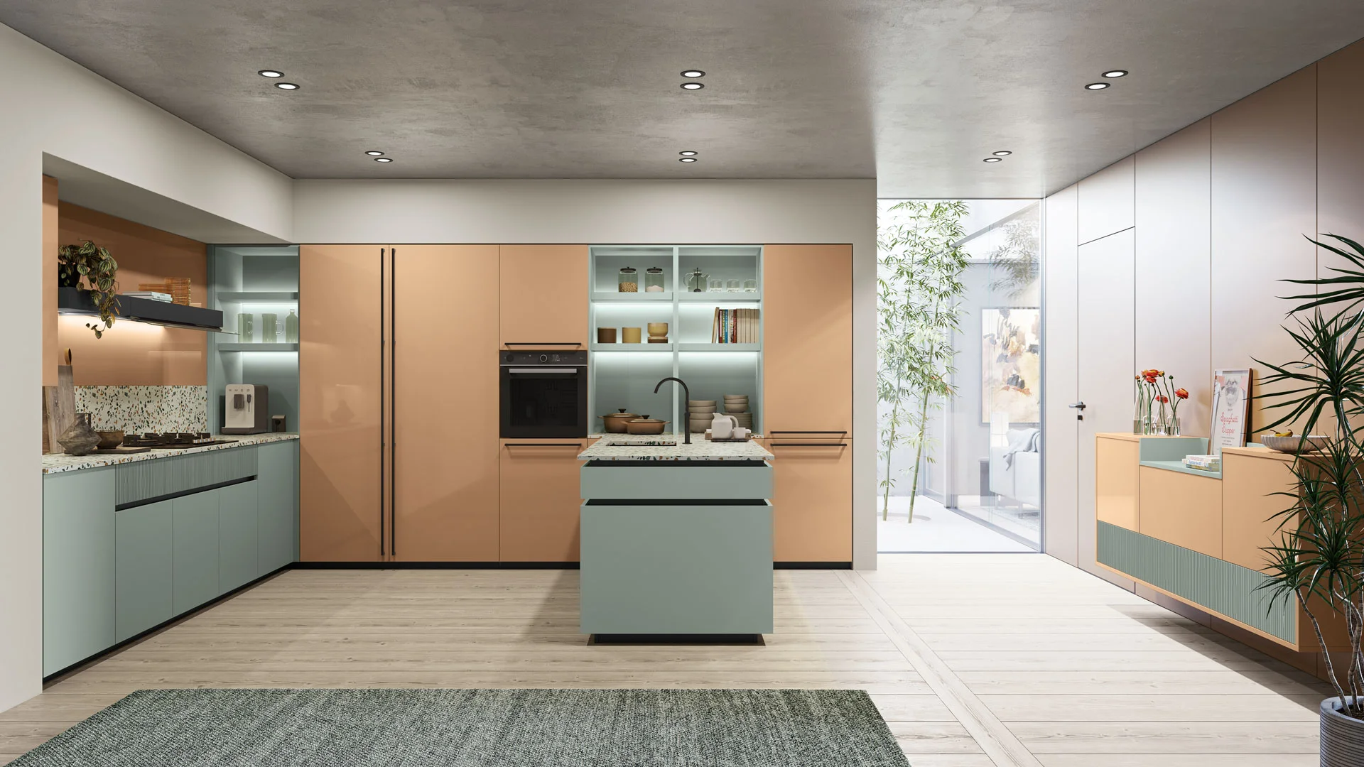 Color Lab - COLORLab is the model dedicated to Creo Kitchens lacquers. - Thanks to an extraordinary range of available lacq...