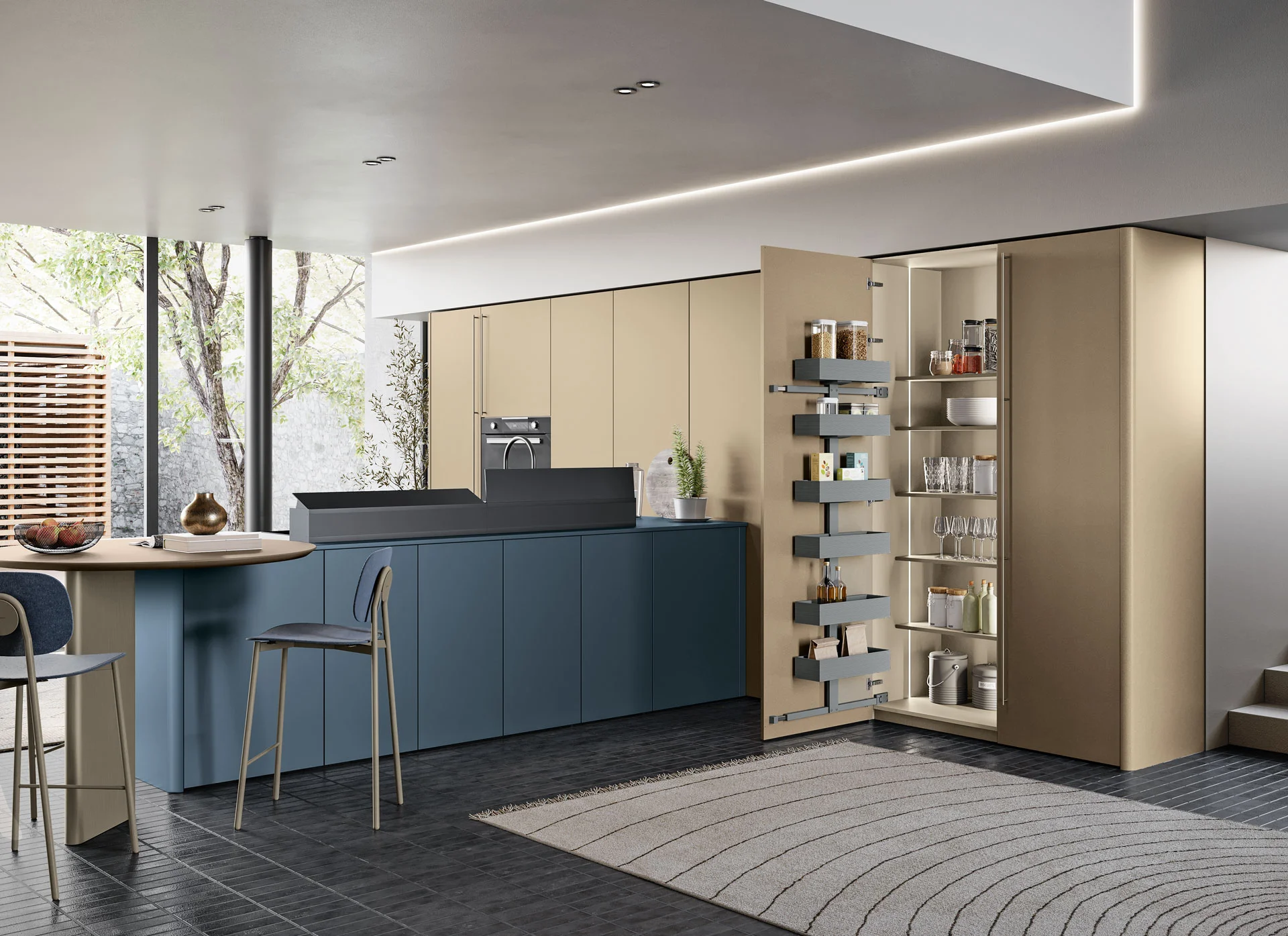 Color Lab - COLORLab is the model dedicated to Creo Kitchens lacquers. - Thanks to an extraordinary range of available lacq...