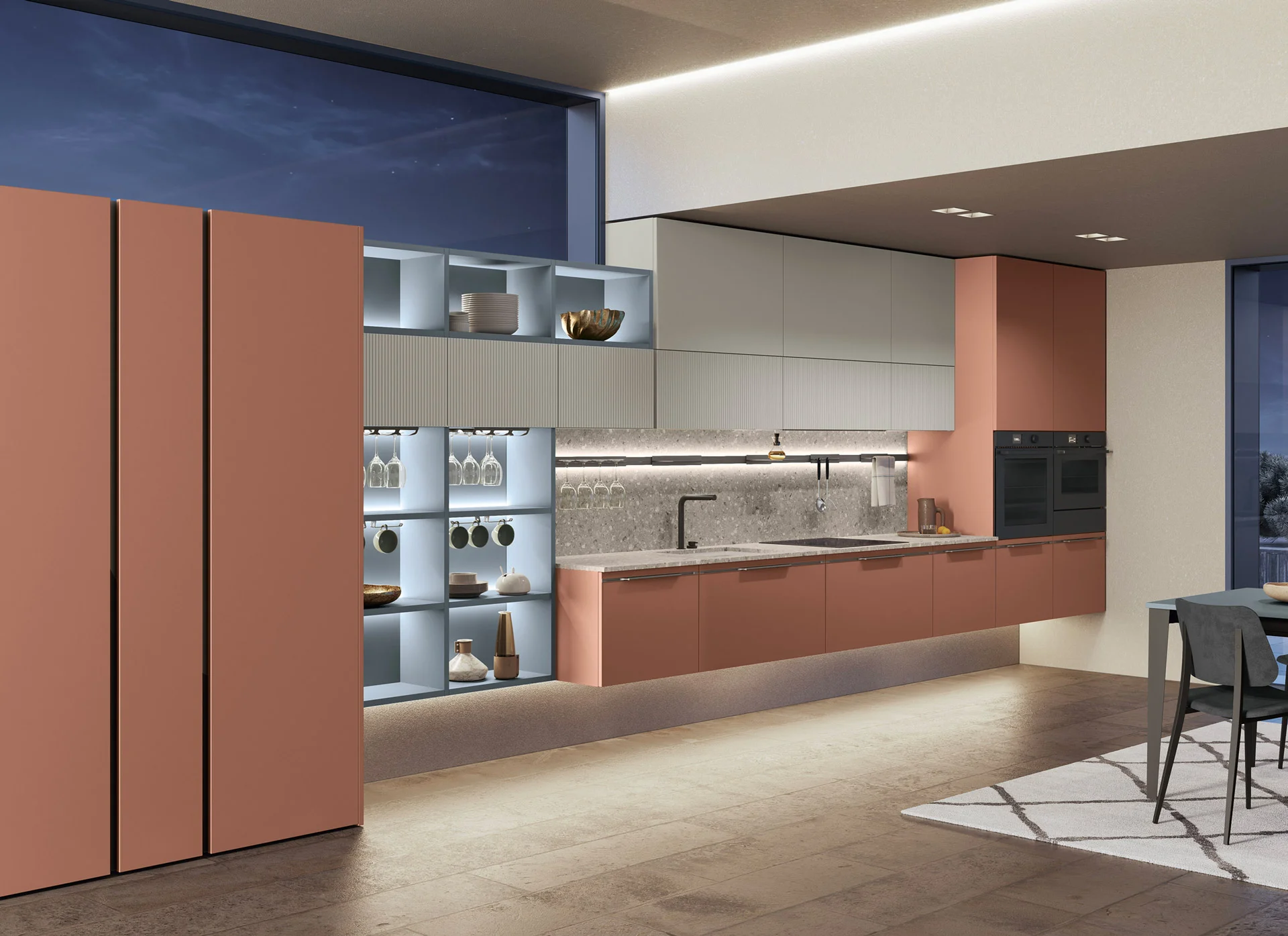 Color Lab - COLORLab is the model dedicated to Creo Kitchens lacquers. - Thanks to an extraordinary range of available lacq...