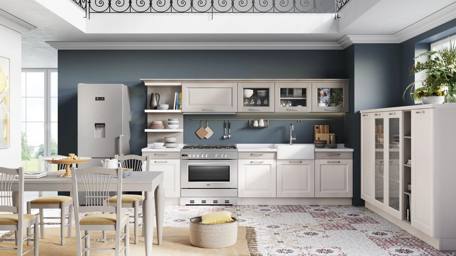 Oprah - ultra-modern functionality Kitchen - A perfect balance between the style of yesteryear ...