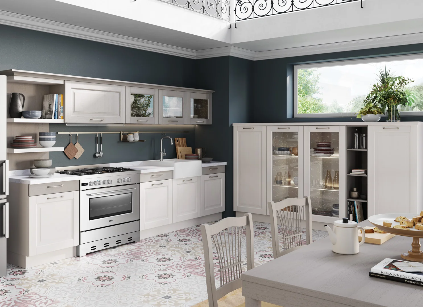 Oprah - ultra-modern functionality Kitchen - A perfect balance between the style of yesteryear ...