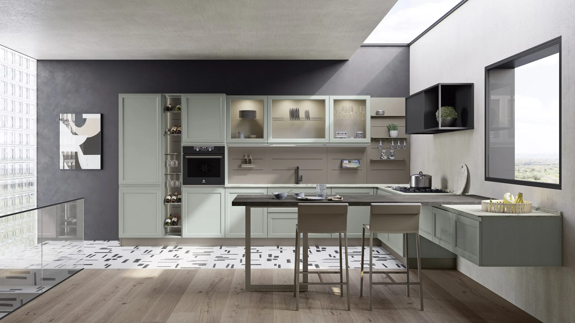 Selma - Functional environment kitchen - Selma is the ideal setting for anyone seeking a we...