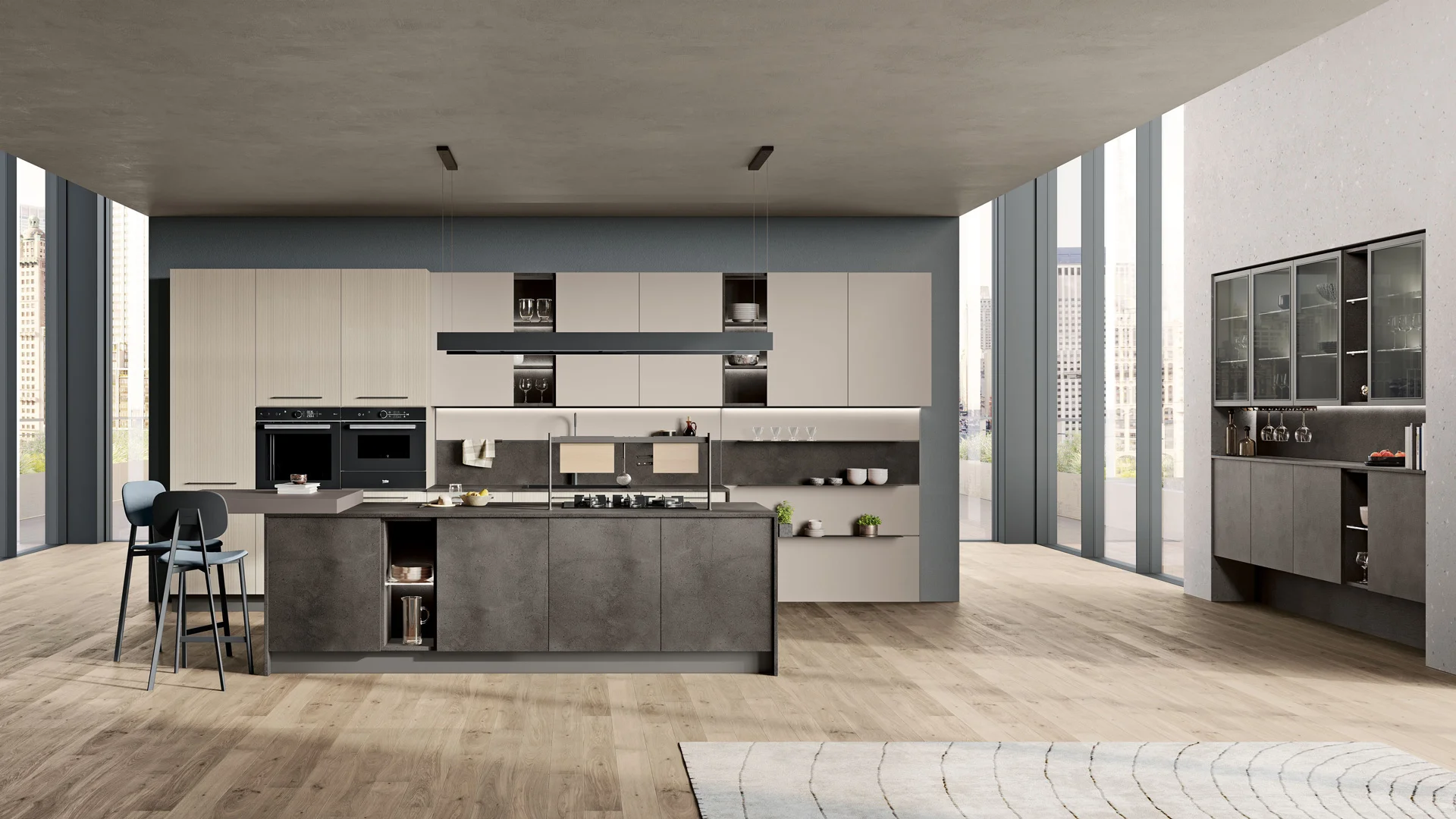 Tablet - Elegant, minimalist and functional Kitchen - Elegant, minimalist and functional. Presenting Tab...