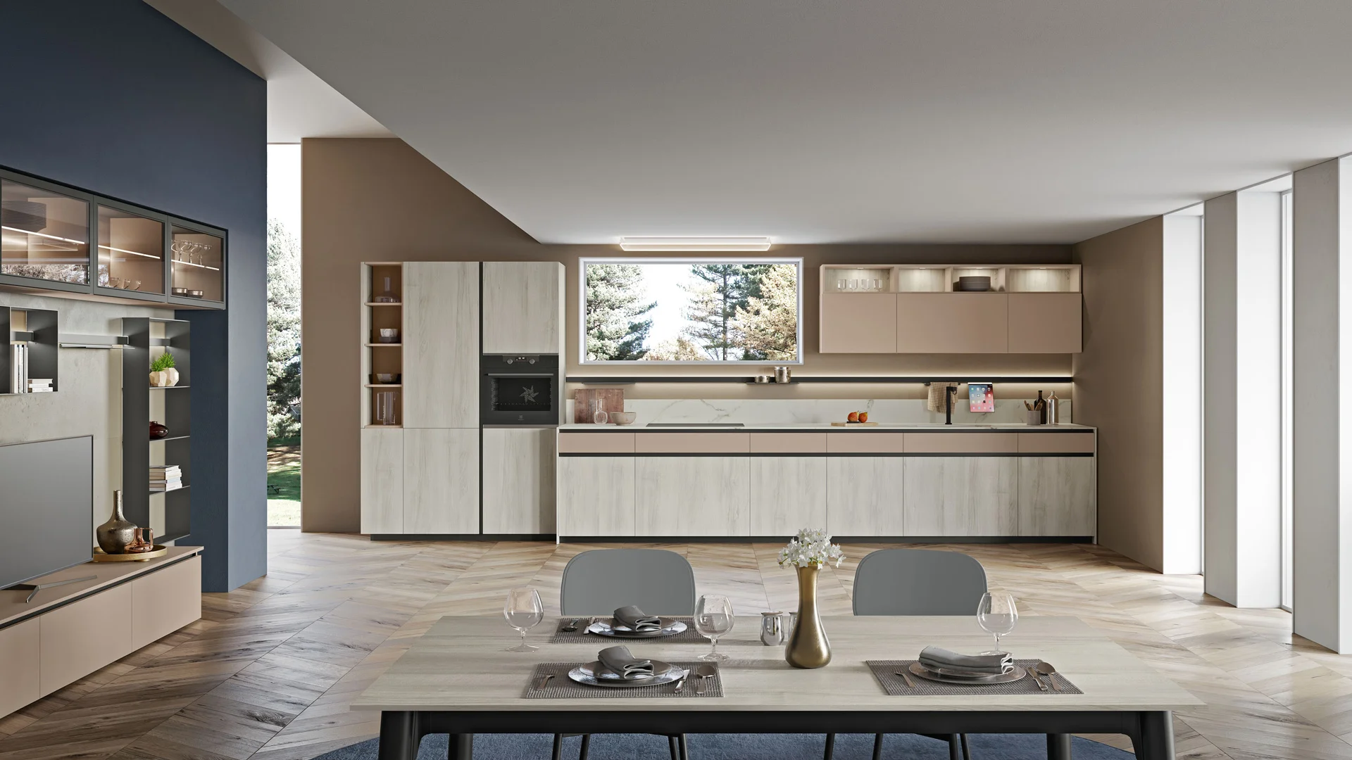 Tablet - Elegant, minimalist and functional Kitchen - Elegant, minimalist and functional. Presenting Tab...