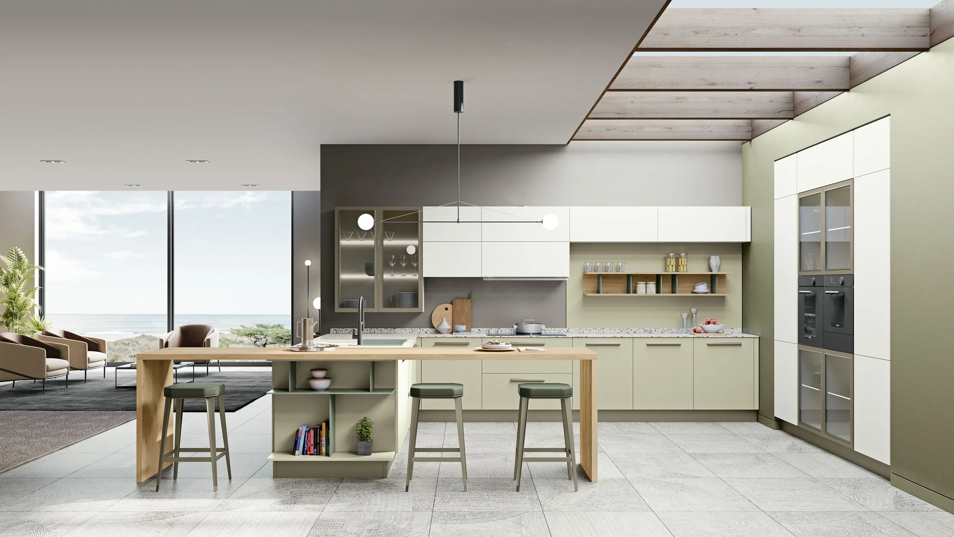 Tablet - Elegant, minimalist and functional Kitchen - Elegant, minimalist and functional. Presenting Tab...