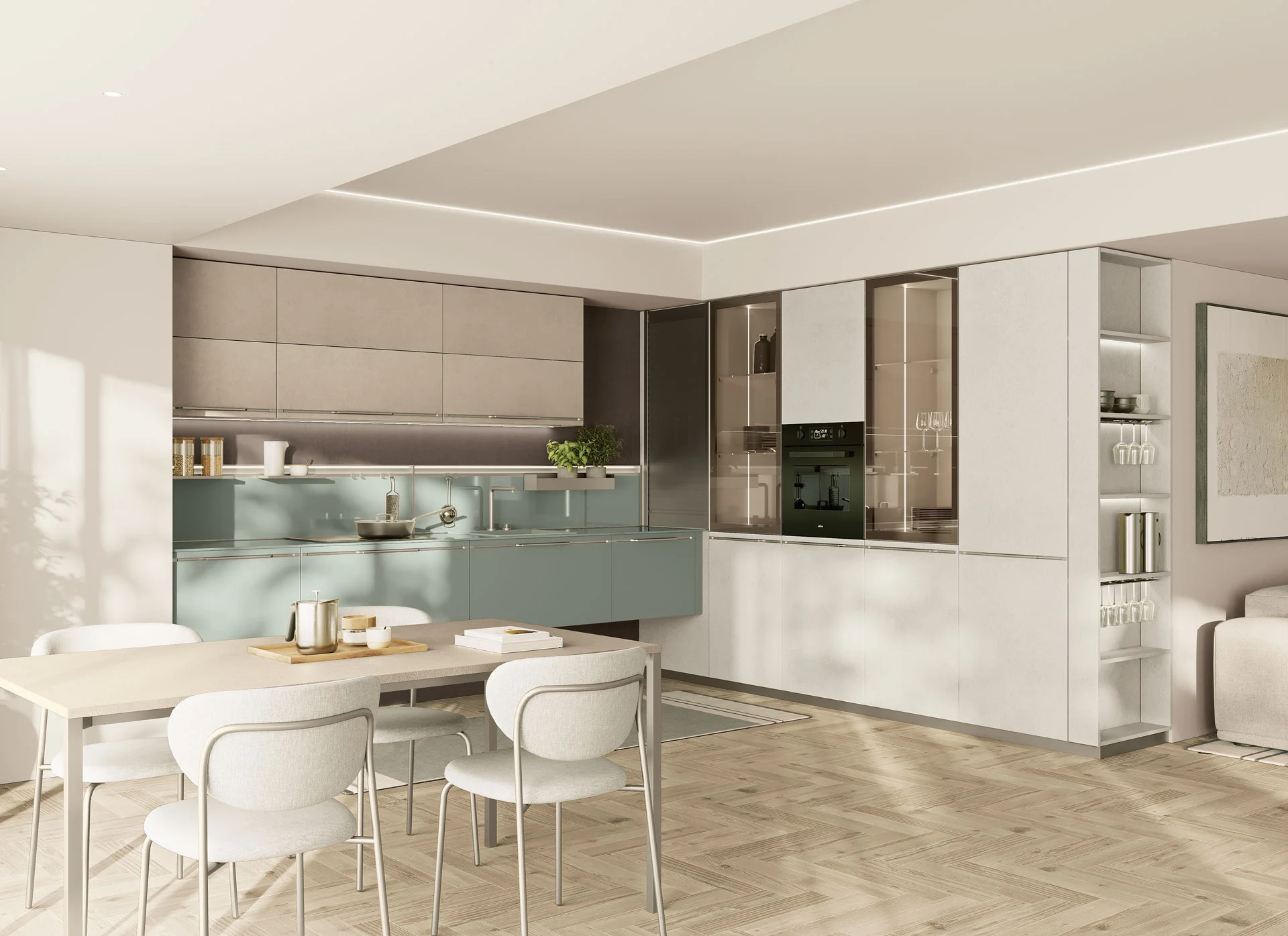Maxima - Elegance and formal rigor Kitchen - Maxima interprets the present with elegance and fo...