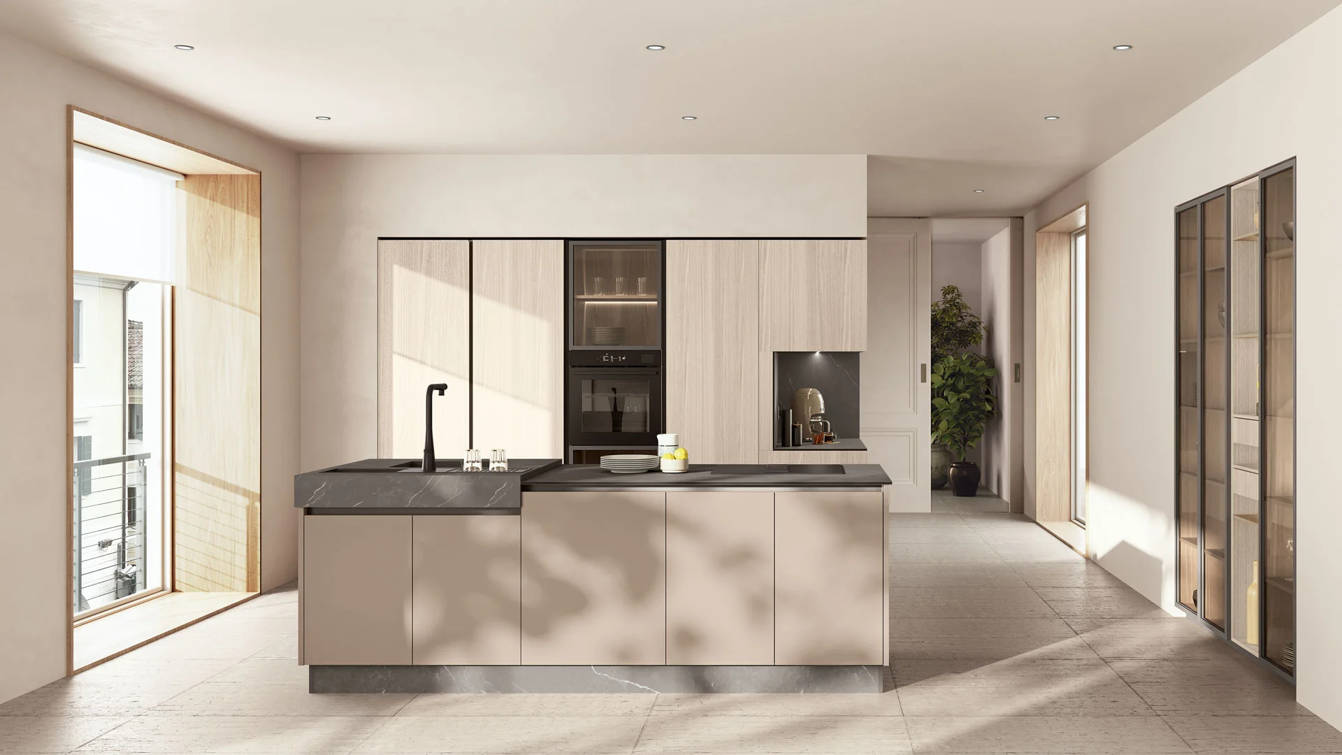 Maxima - Elegance and formal rigor Kitchen - Maxima interprets the present with elegance and fo...