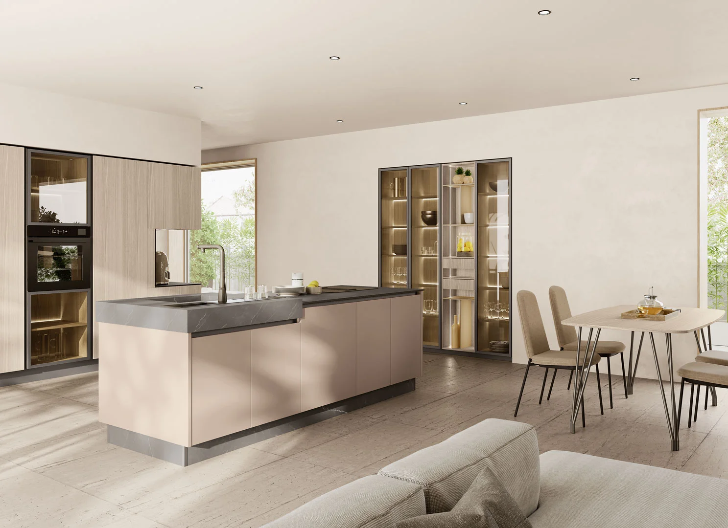 Maxima - Elegance and formal rigor Kitchen - Maxima interprets the present with elegance and fo...