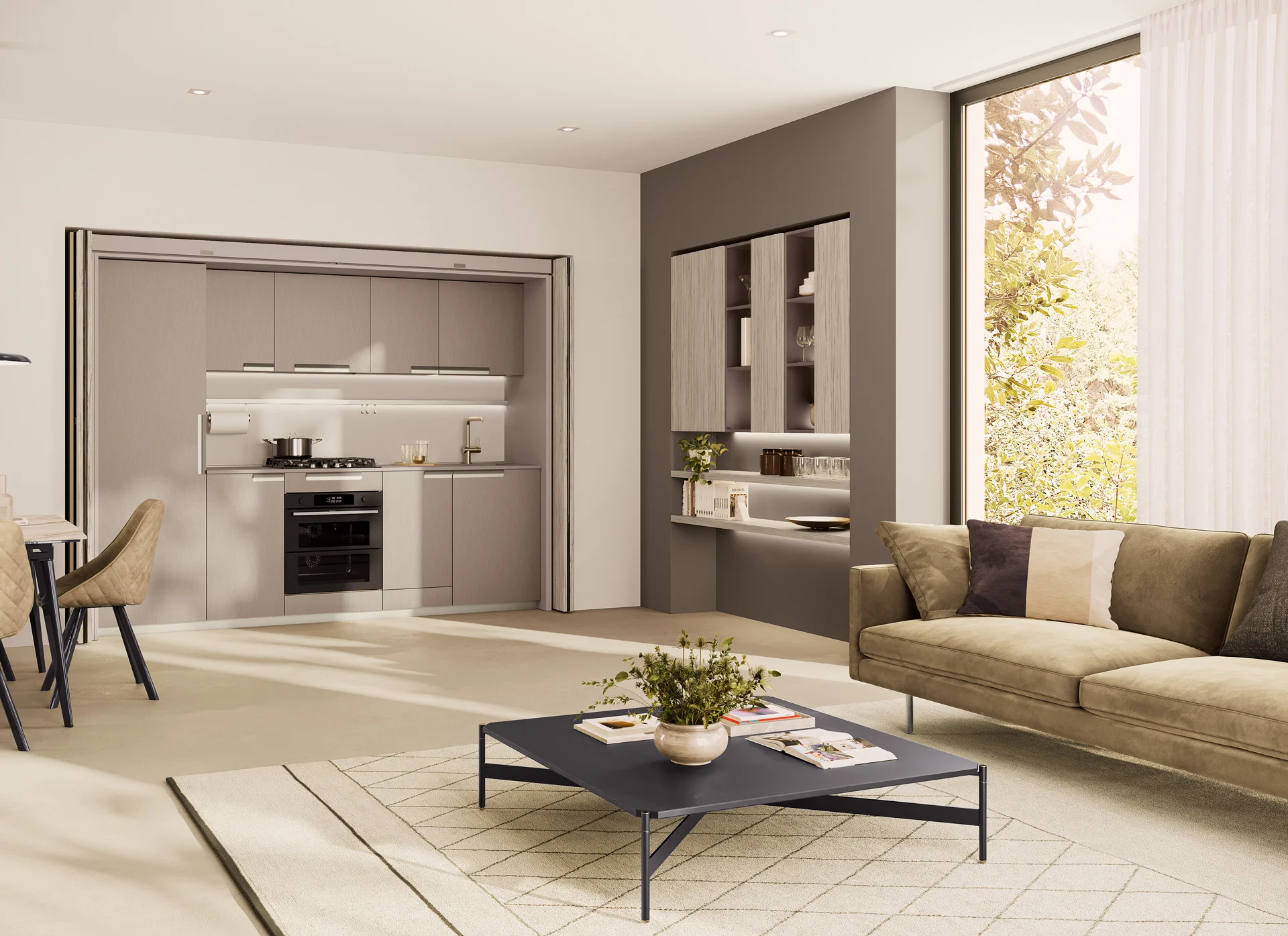 Maxima - Elegance and formal rigor Kitchen - Maxima interprets the present with elegance and fo...