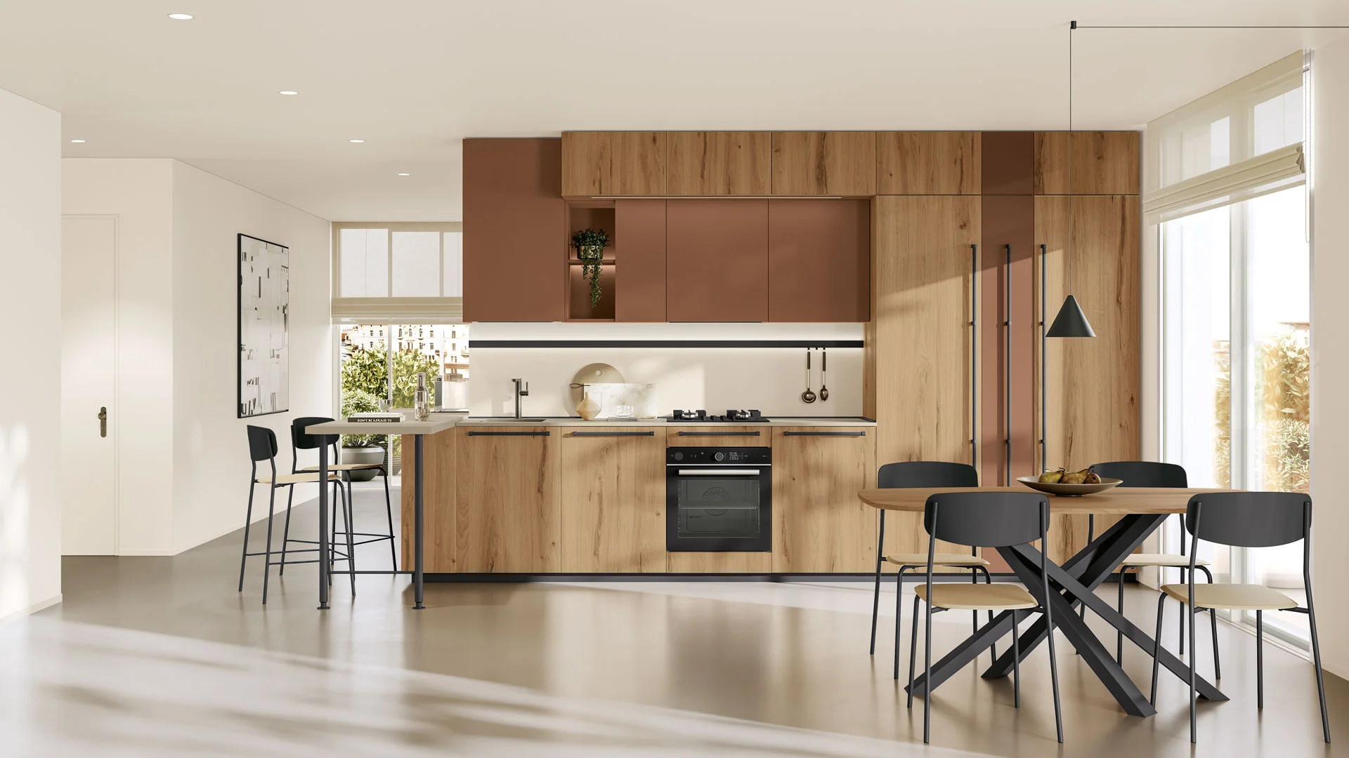 Maxima - Elegance and formal rigor Kitchen - Maxima interprets the present with elegance and fo...