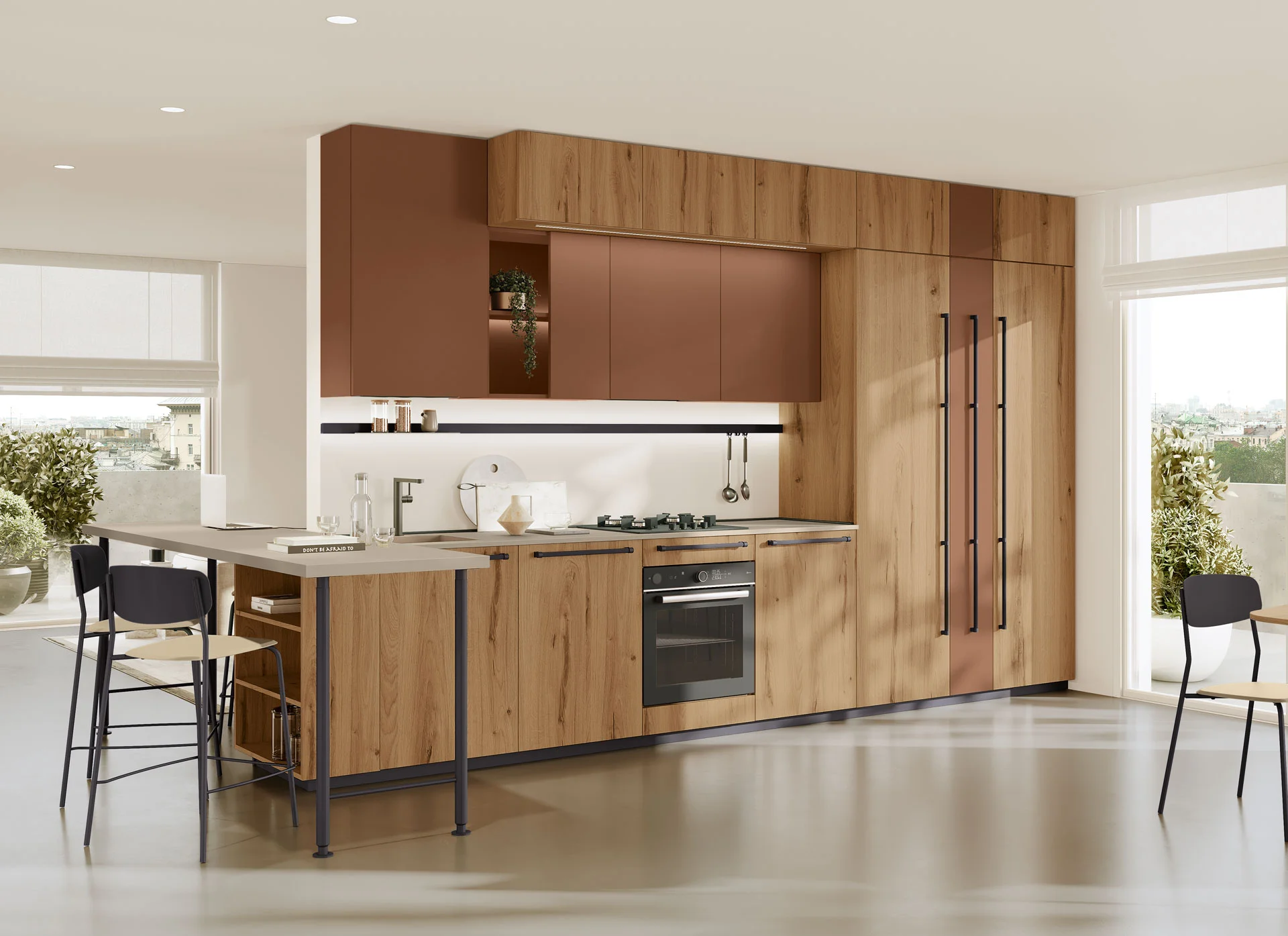 Maxima - Elegance and formal rigor Kitchen - Maxima interprets the present with elegance and fo...