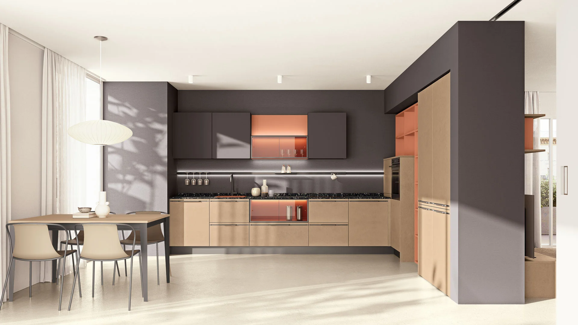 Maxima - Elegance and formal rigor Kitchen - Maxima interprets the present with elegance and fo...