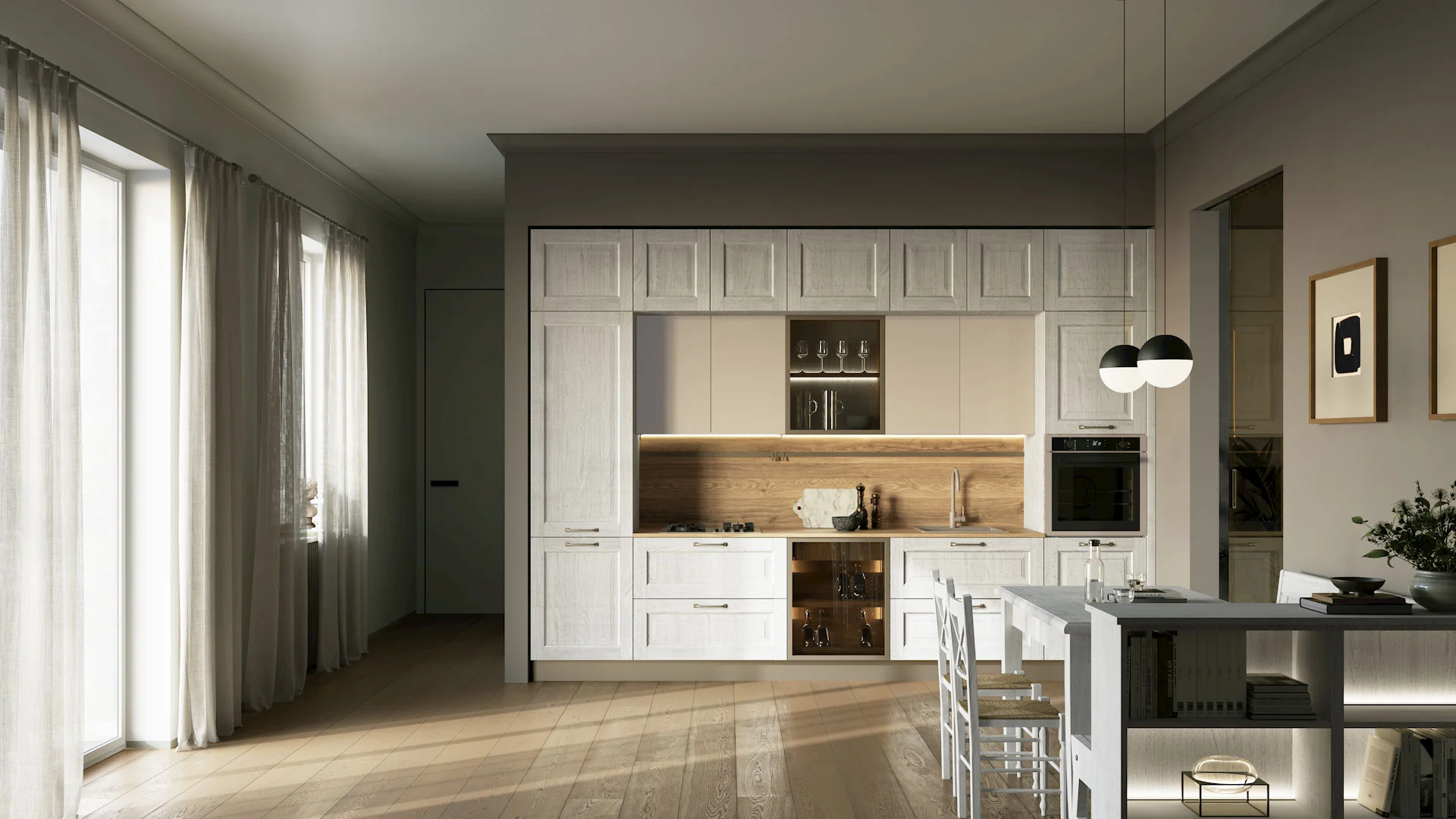 Oprah - ultra-modern functionality Kitchen - A perfect balance between the style of yesteryear ...