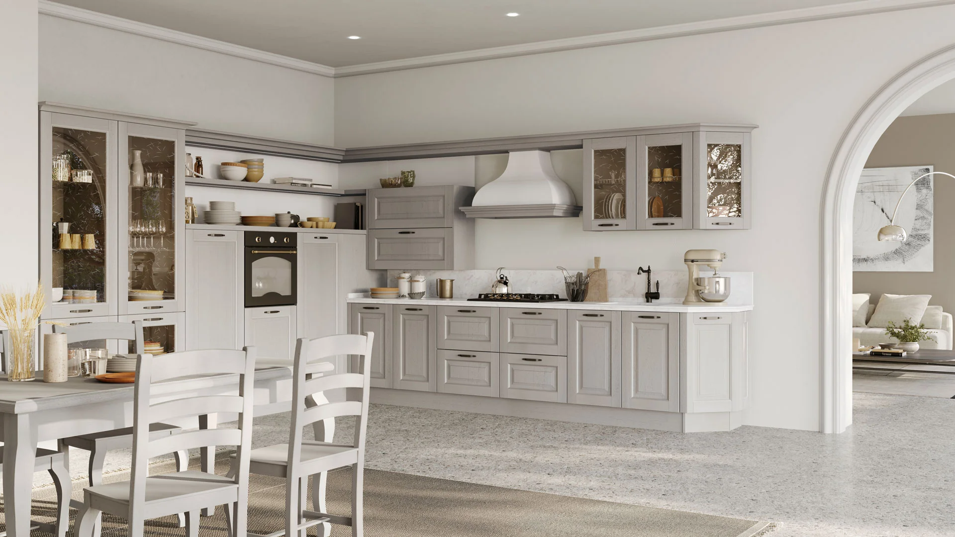 Oprah - ultra-modern functionality Kitchen - A perfect balance between the style of yesteryear ...