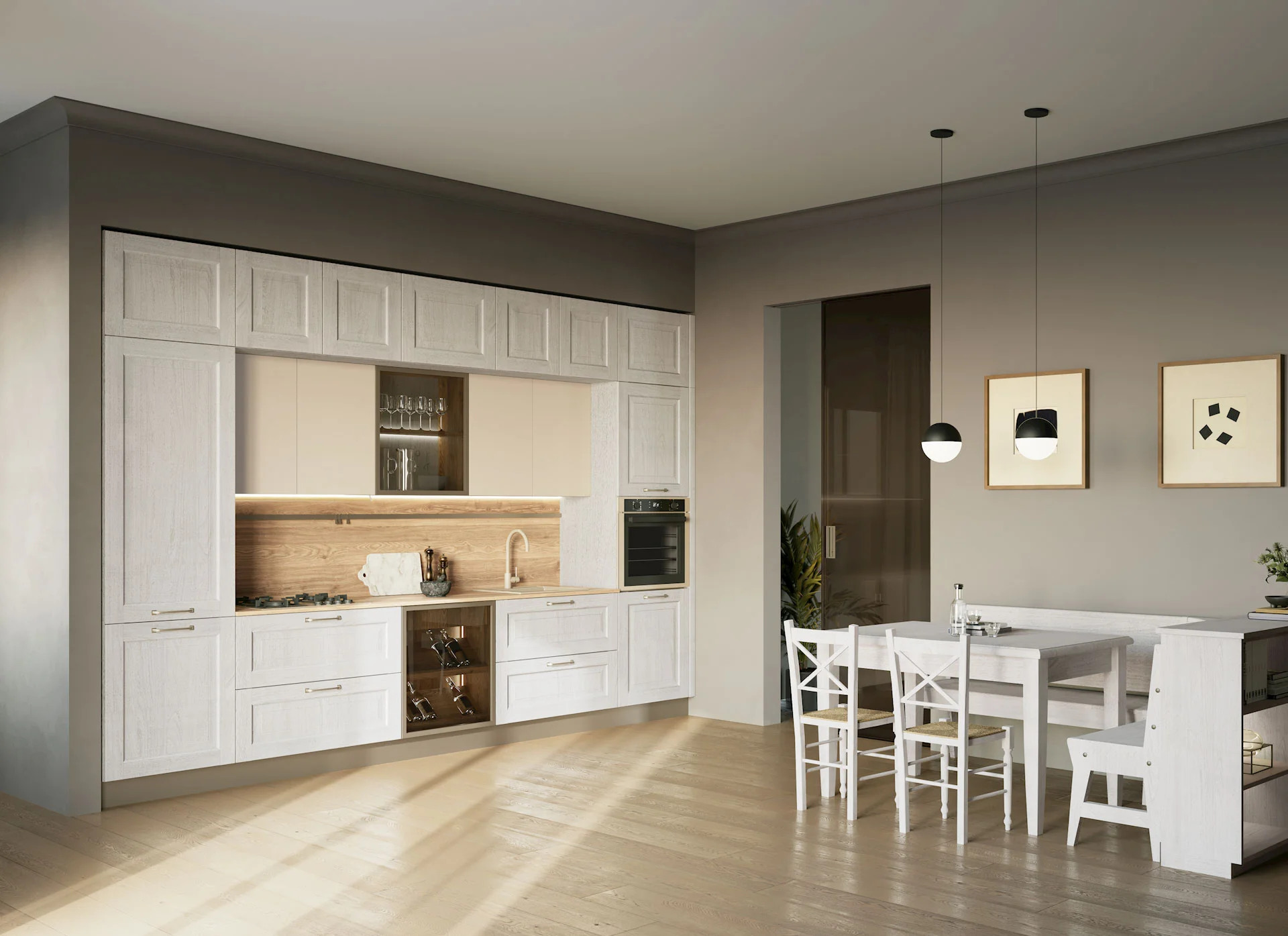 Oprah - ultra-modern functionality Kitchen - A perfect balance between the style of yesteryear ...