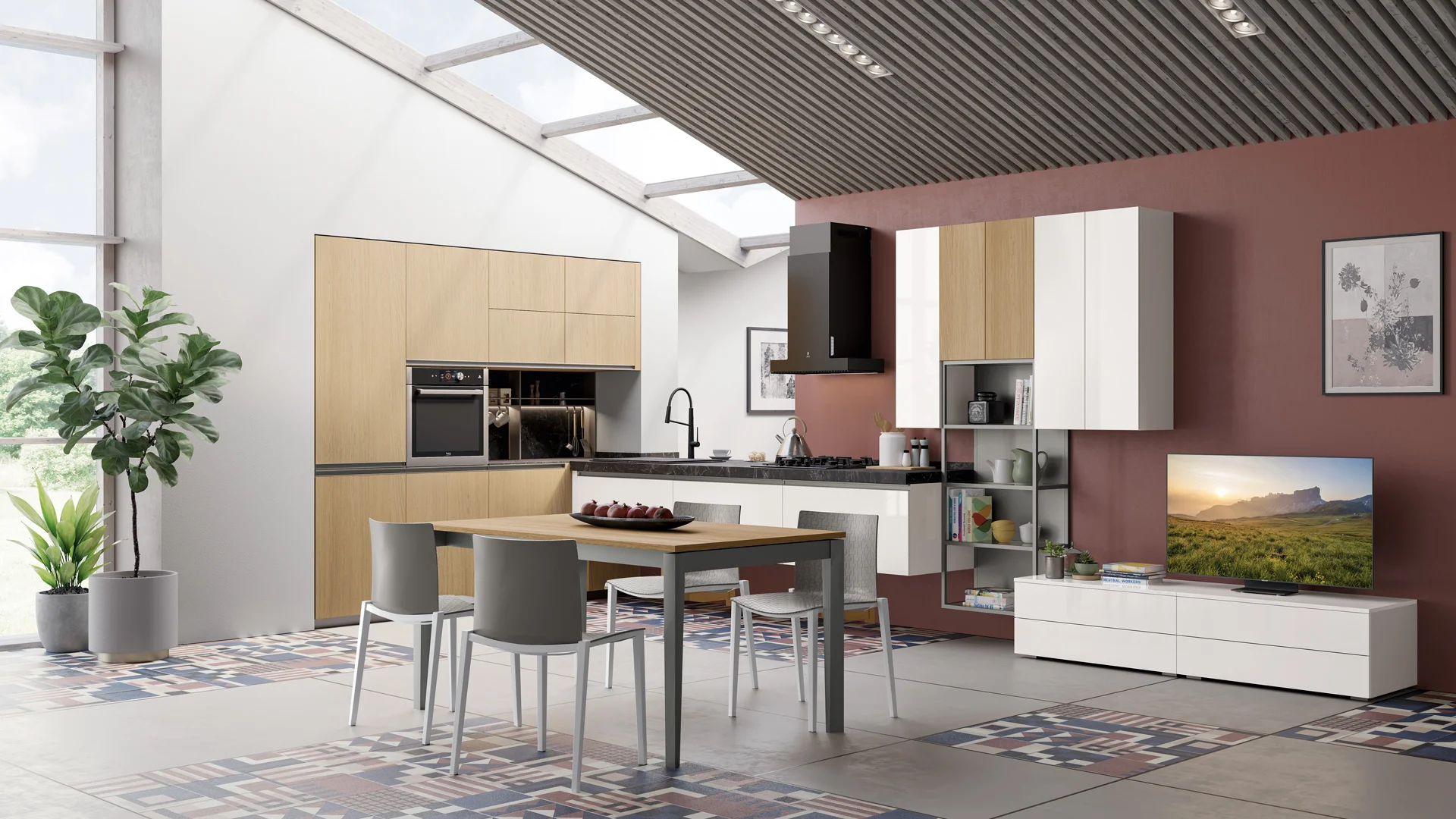 Tablet Wood - veneer finish combines with the freshness - The warmth of the veneer finish combines with the ...